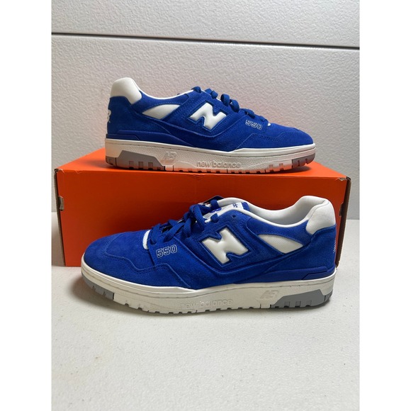 New Balance Other - New Balance 550 Mens Team Royal Blue White Suede 10.5m #2555